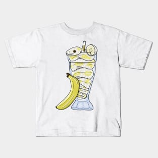 Banana smoothie python Kids T-Shirt